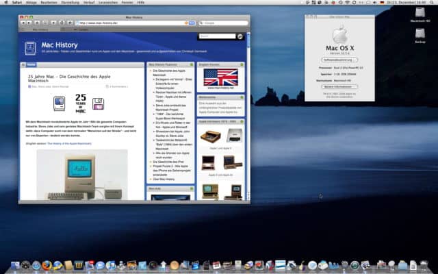 Mac OS X Leopard – Mac History