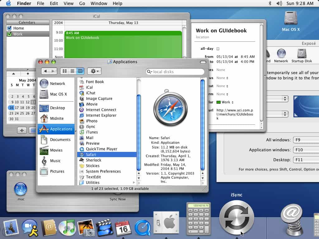 Mac OS X Panther Mac History